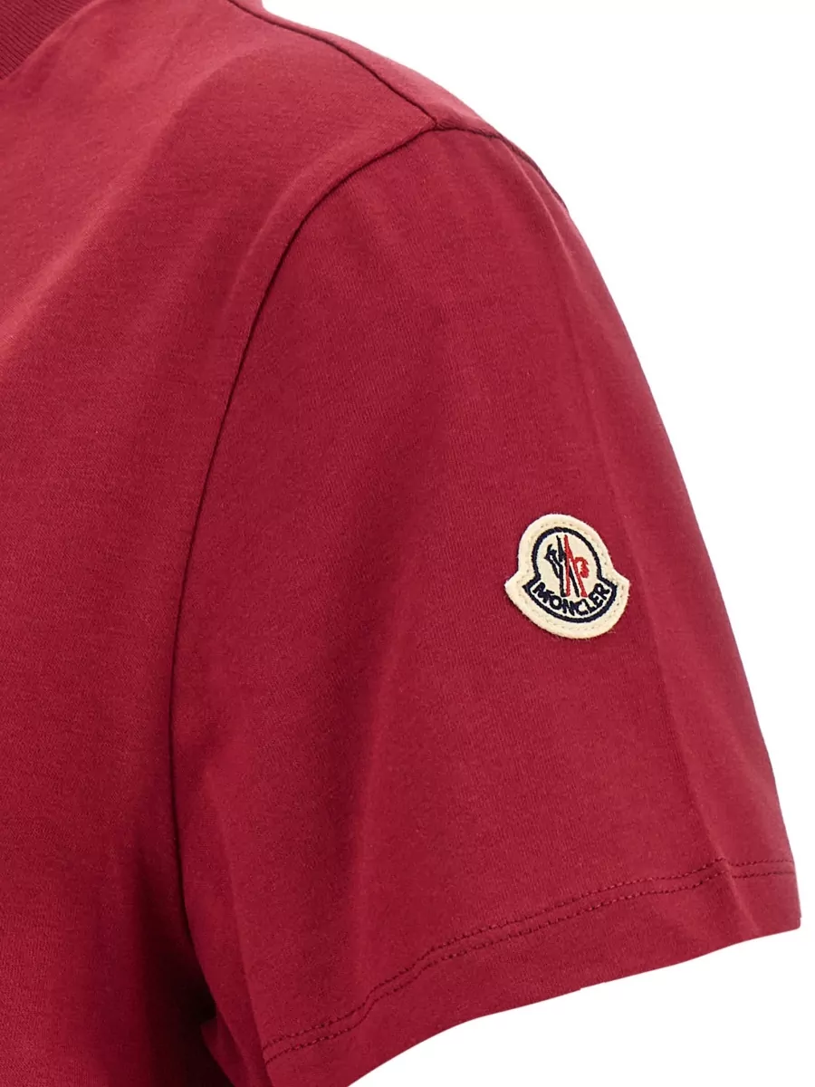 Moncler Logo Detail Crew Neck Short Sleeve T-Shirt