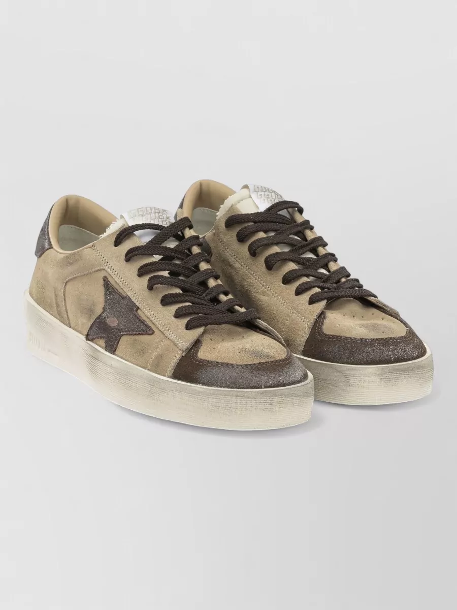 Golden Goose Leather Low-Top Sneakers