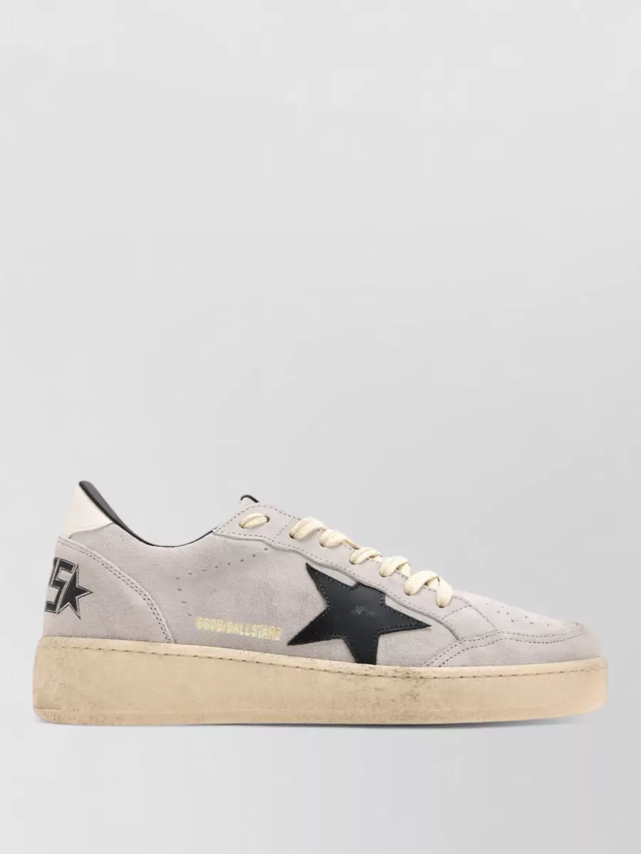 Golden Goose suede leather low-top sneakers