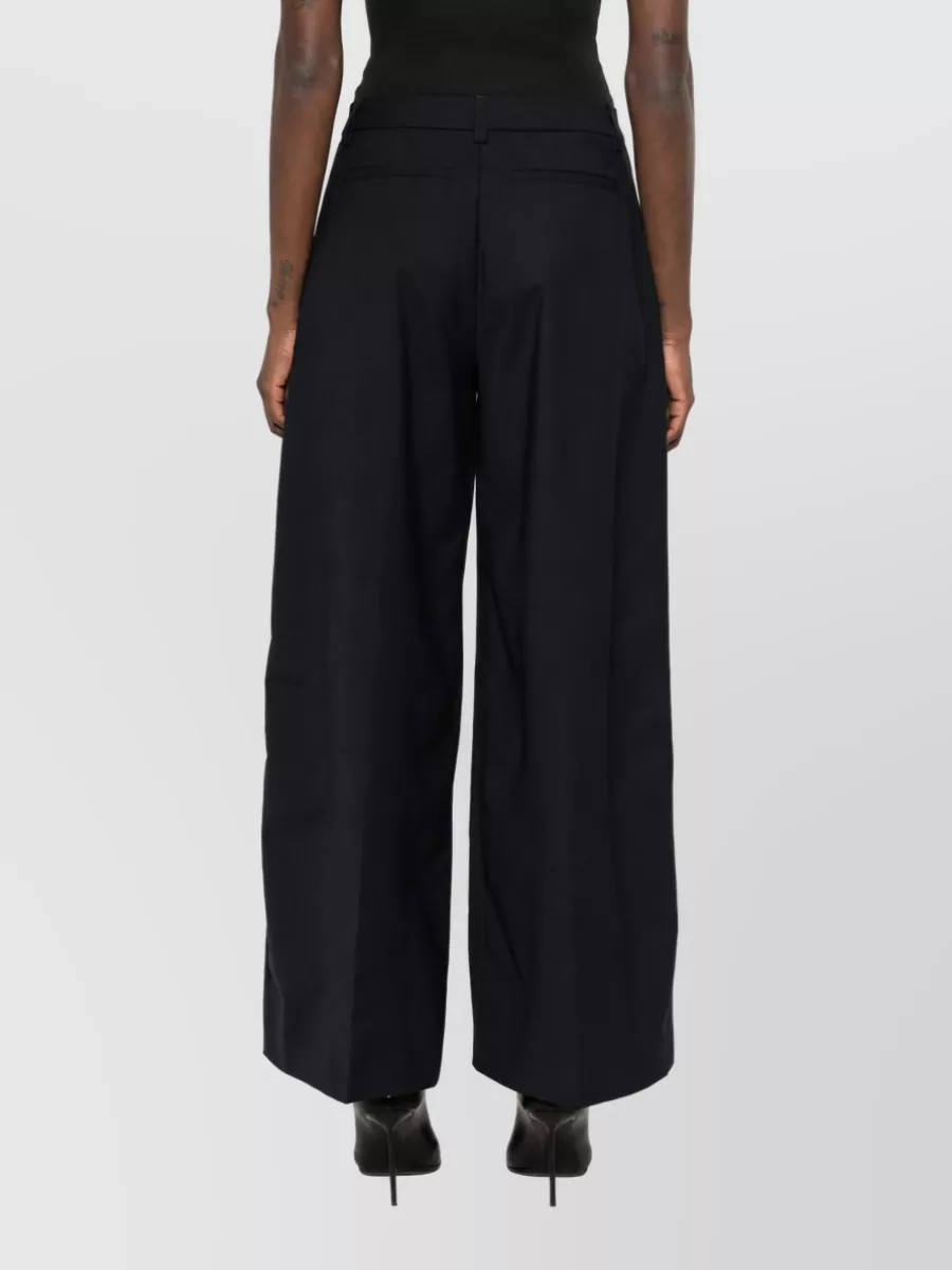 Thelatest Twill Wide-Leg Trousers