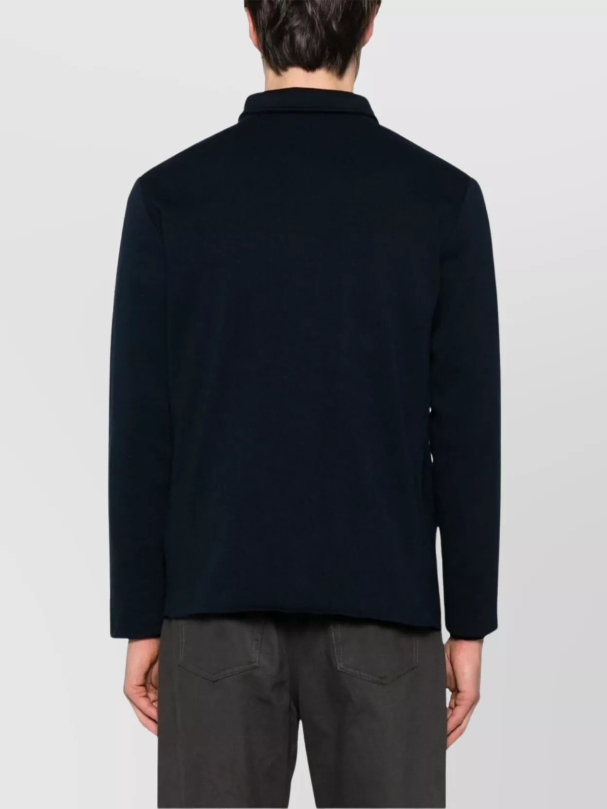 Lardini Collared Cotton Jacket With Multiple Pockets