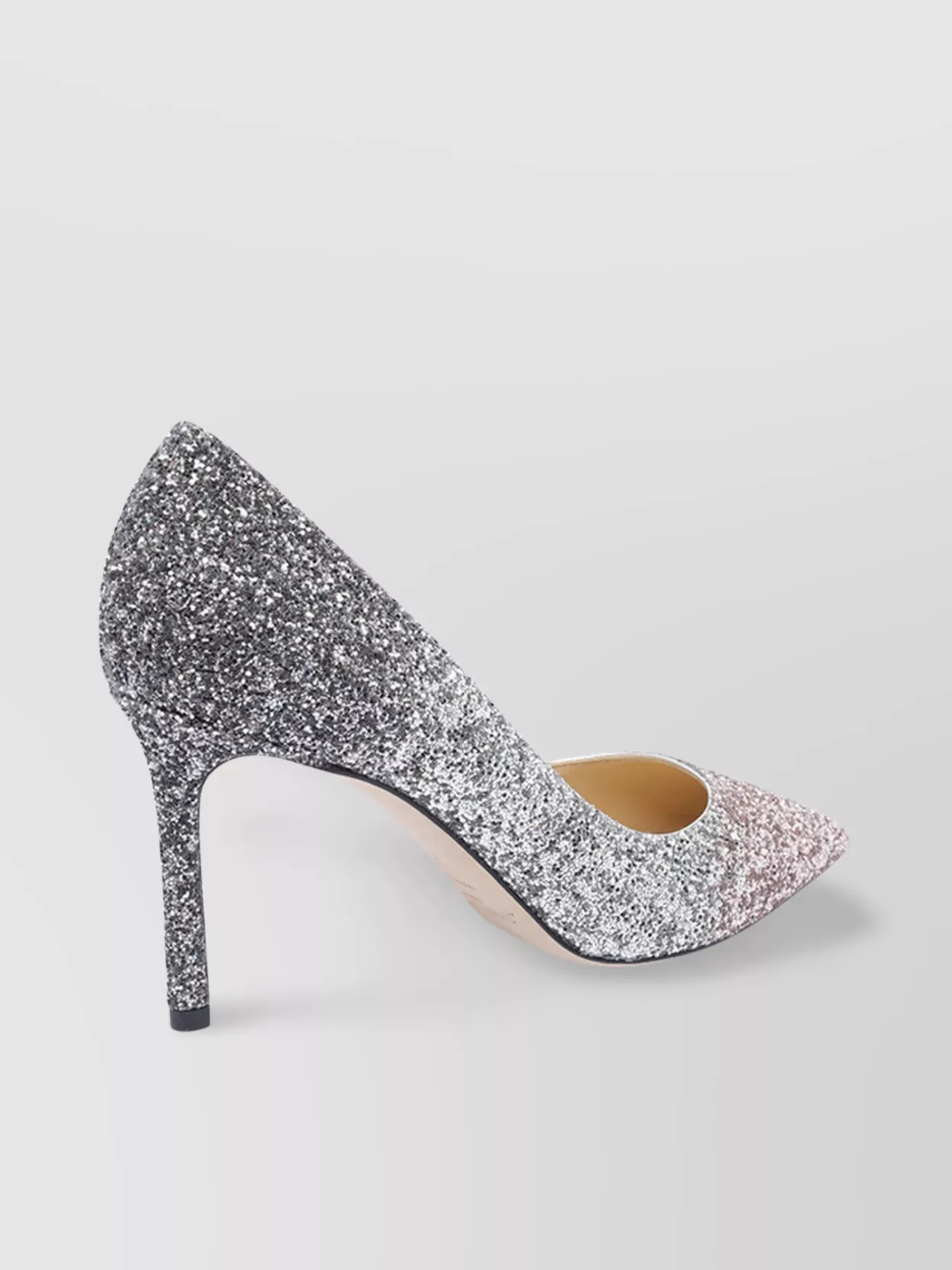 Jimmy Choo Glitter Pointed Toe High Heel Pumps