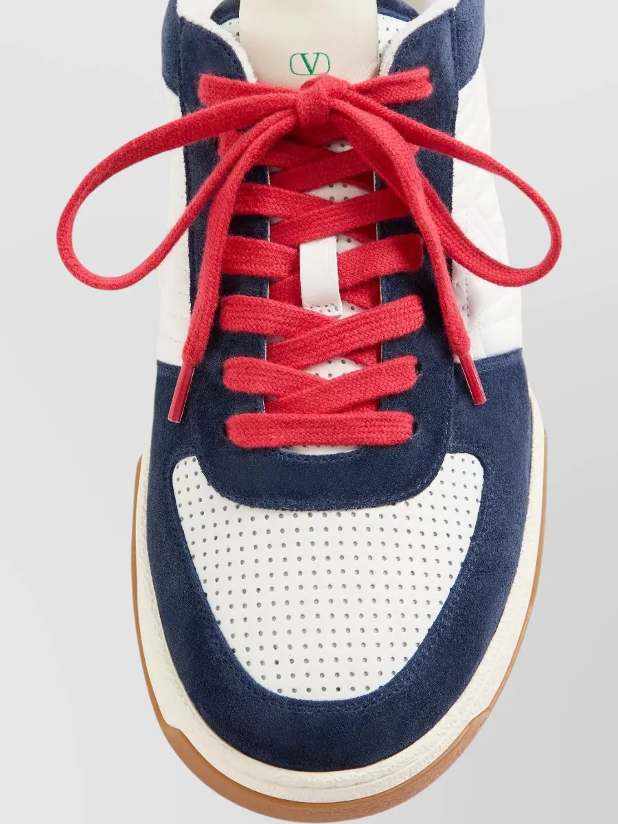 Valentino Leather Low-Top Sneakers