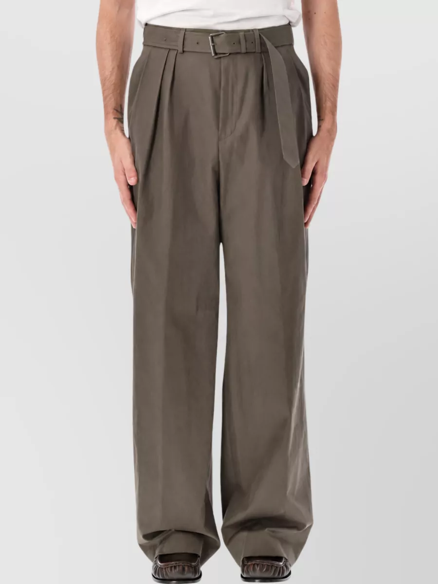 Dries Van Noten cotton wide-leg chinos