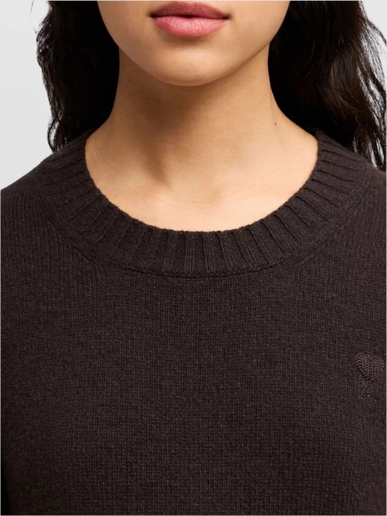 Ami Paris Slim Tonal Adc Sweater