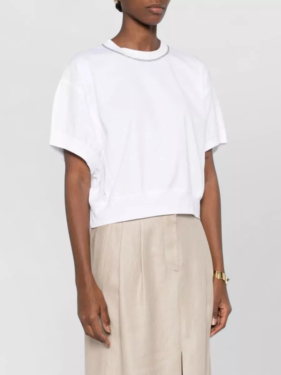 Brunello Cucinelli Cotton Knitted Top