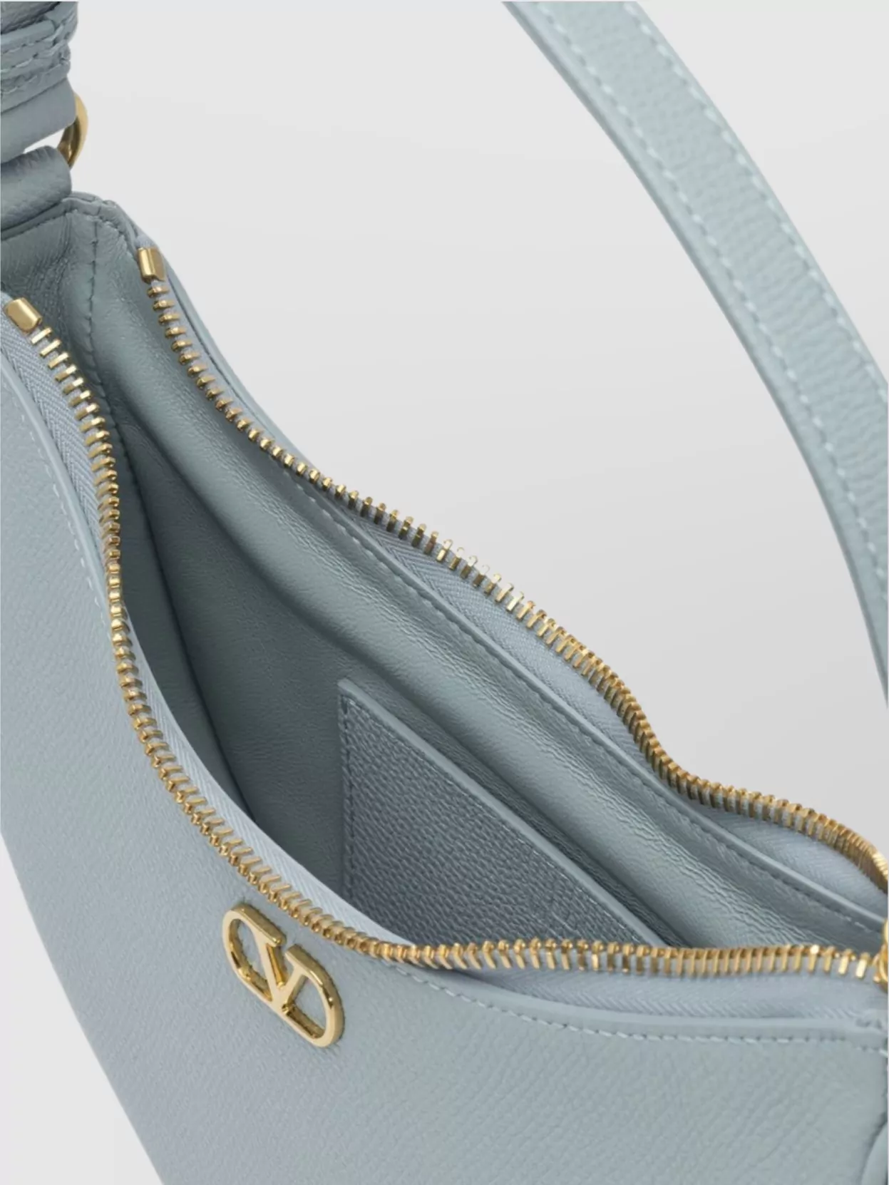 Valentino Shoulder Bags With Adjustable Strap And Gold-tone Hardware In Blue