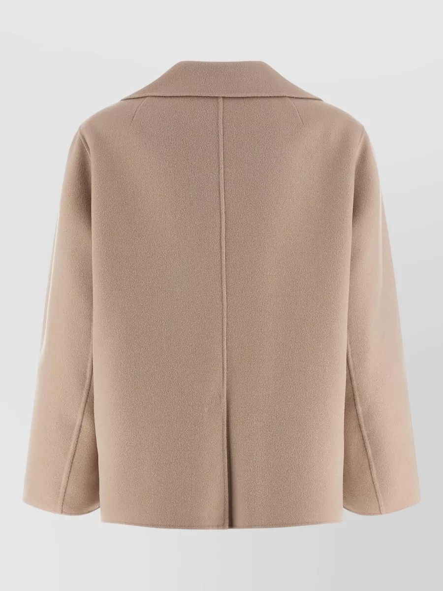 S Max Mara Virgin Wool Double Breasted Blazer