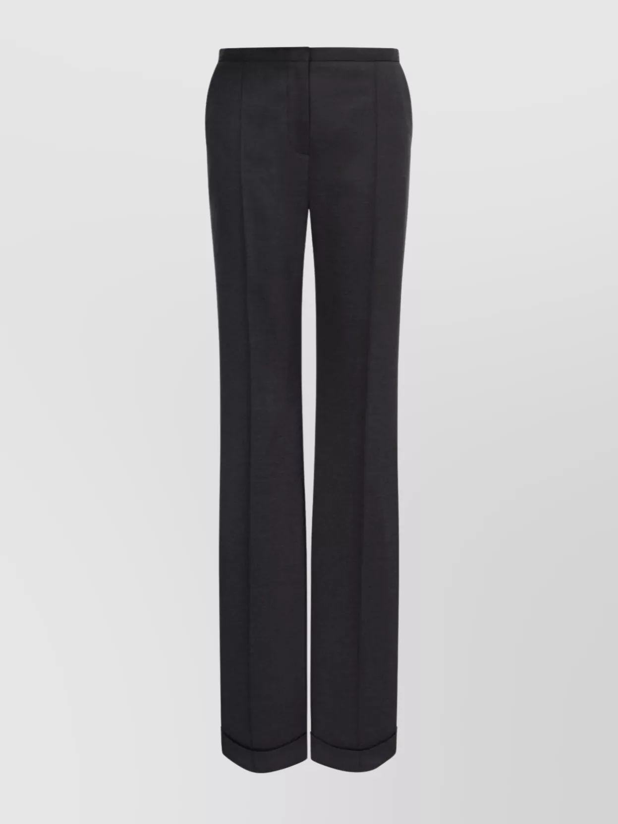 Philosophy Straight Leg Trousers Ribbed Accents
