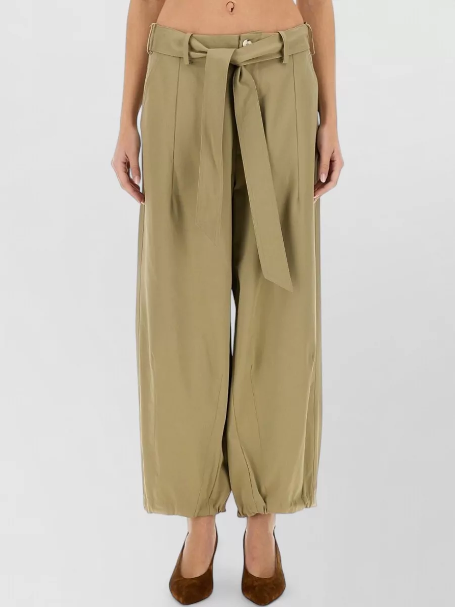 Alysi belted tapered trousers