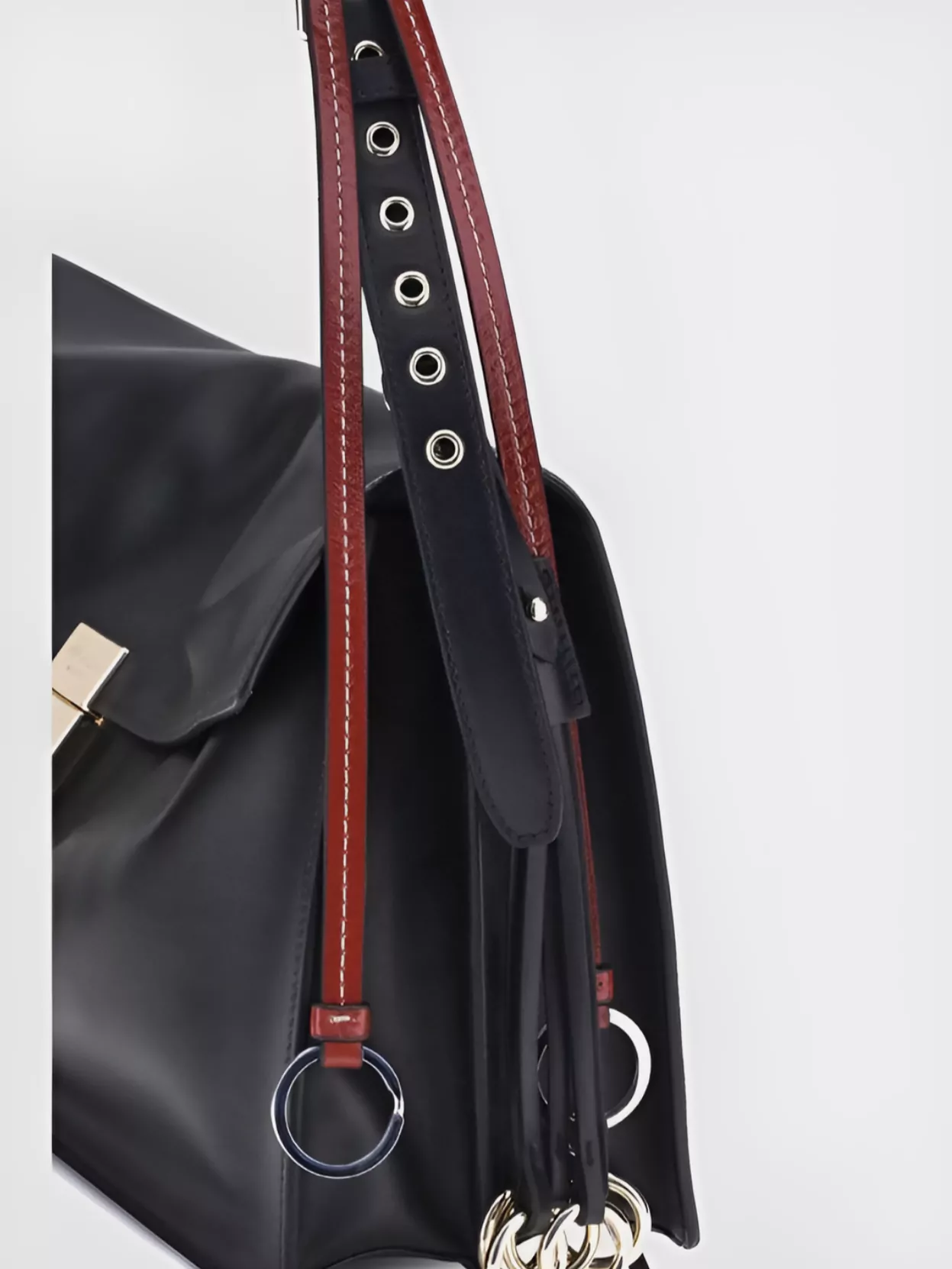 Prada Soft Large Leather Shoulder Bag