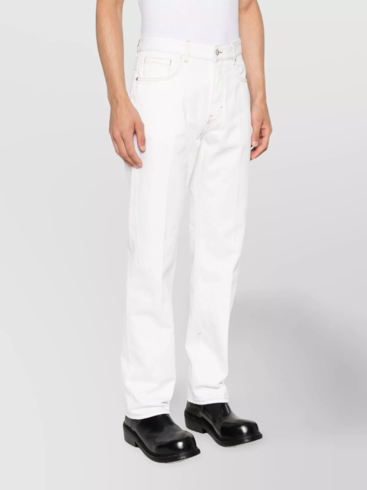 Givenchy Straight Leg Trousers Belt Loops