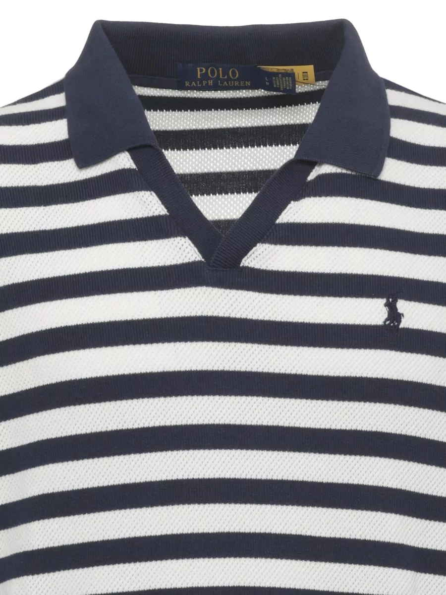 Ralph Lauren Striped Cotton Polo Shirt