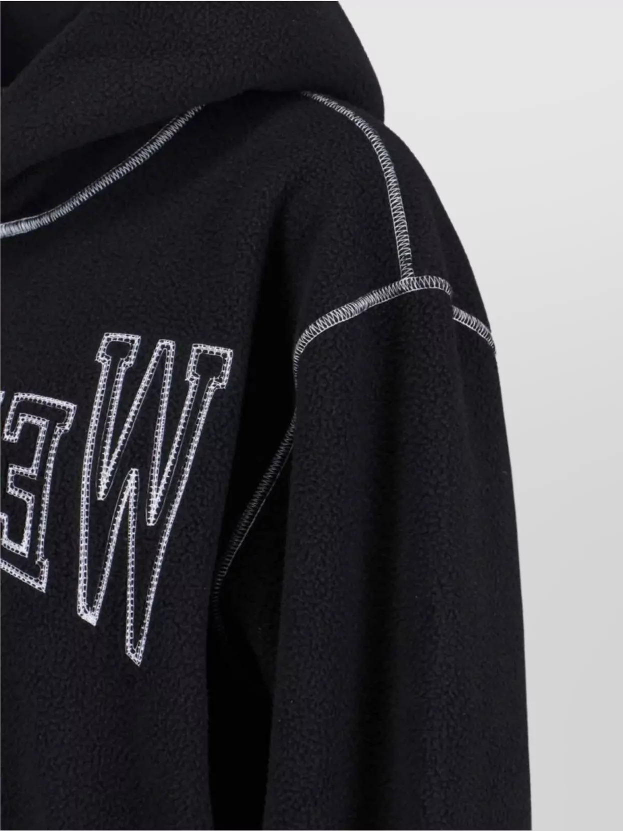 Mm6 Maison Margiela Knitwear Hooded Contrast Stitching