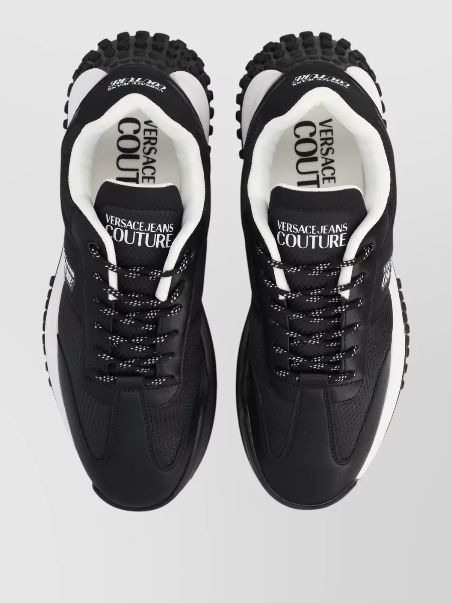 Versace Jeans Couture Leather Low-Top Sneakers