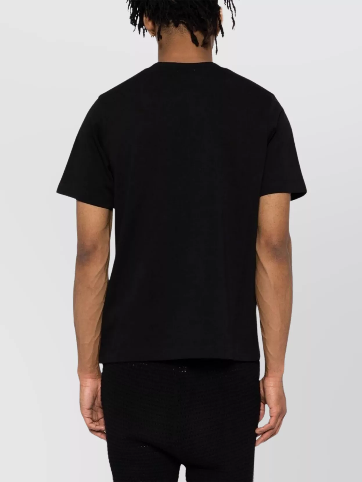 Casablanca Crew Neck Cotton T-Shirt With Short Sleeves