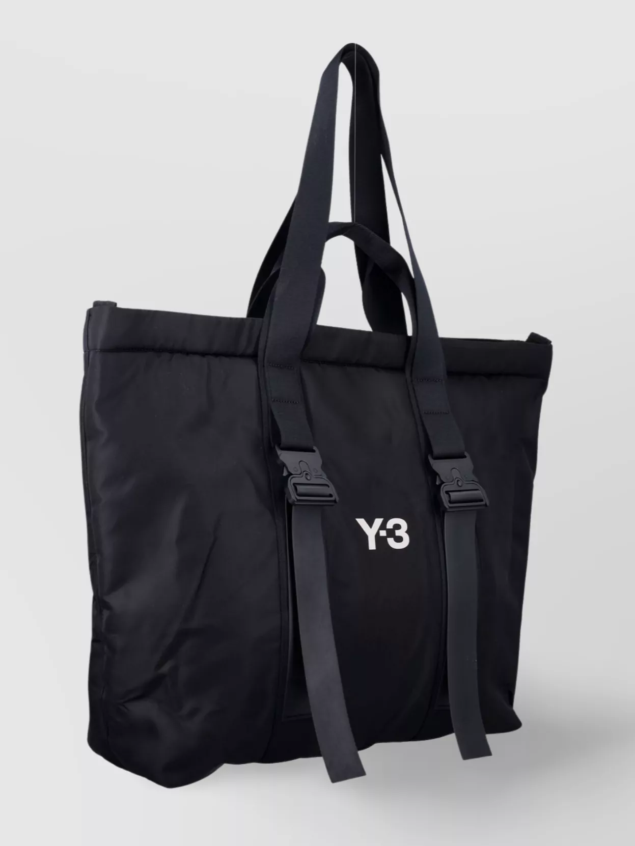 Y-3 RECTANGULAR SHAPE TOTE BAG WITH TOP HANDLES