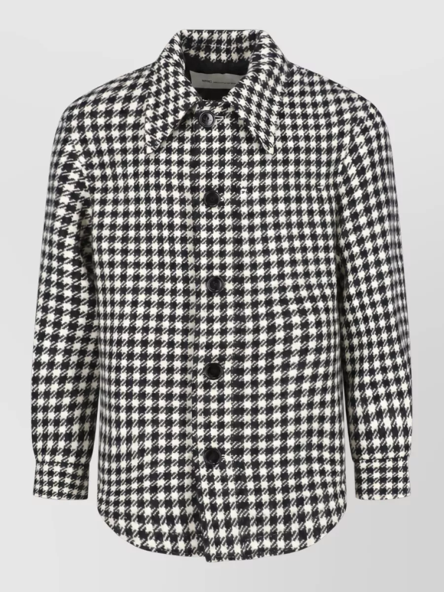 Ami Paris single breasted coat