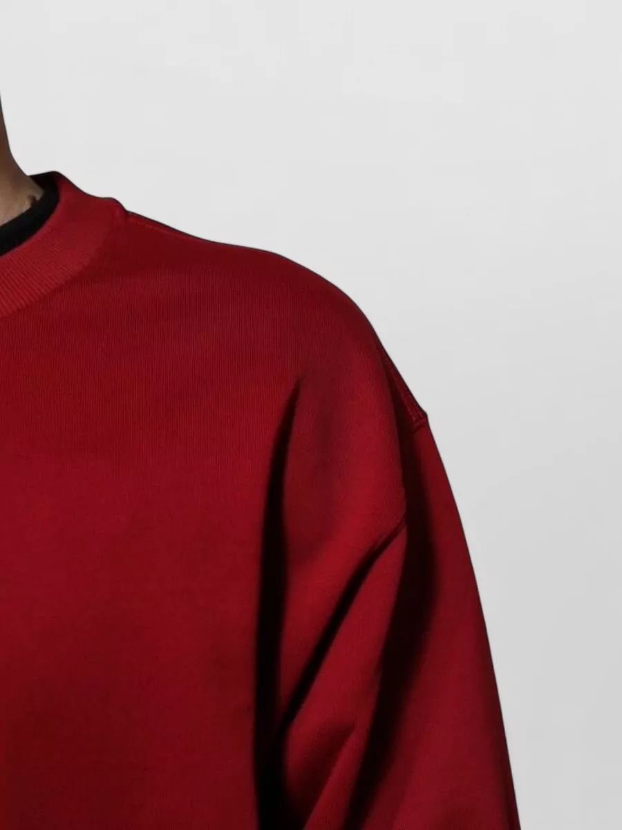 Dolce&Gabbana Cotton Logo-Embossed Crew-Neck Sweatshirt
