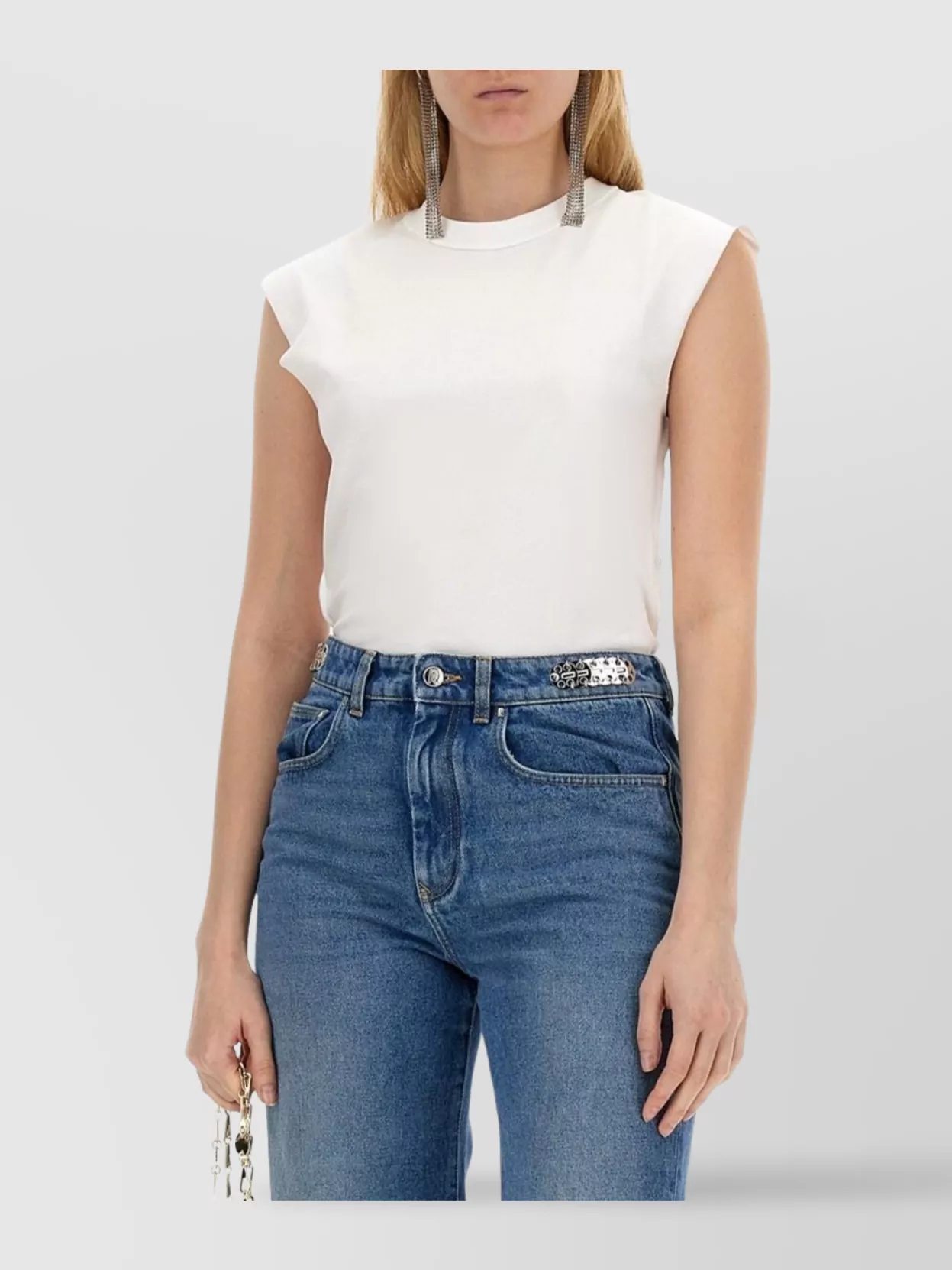 Shop Rabanne Short Sleeve Cotton T-shirt