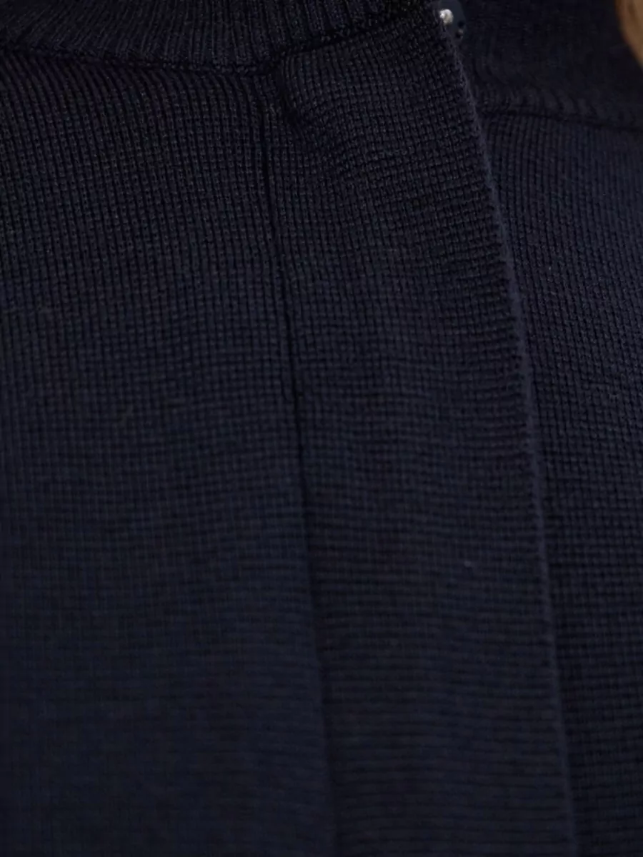 Max Mara Wool Cardigan Cropped High Neck Long Sleeves