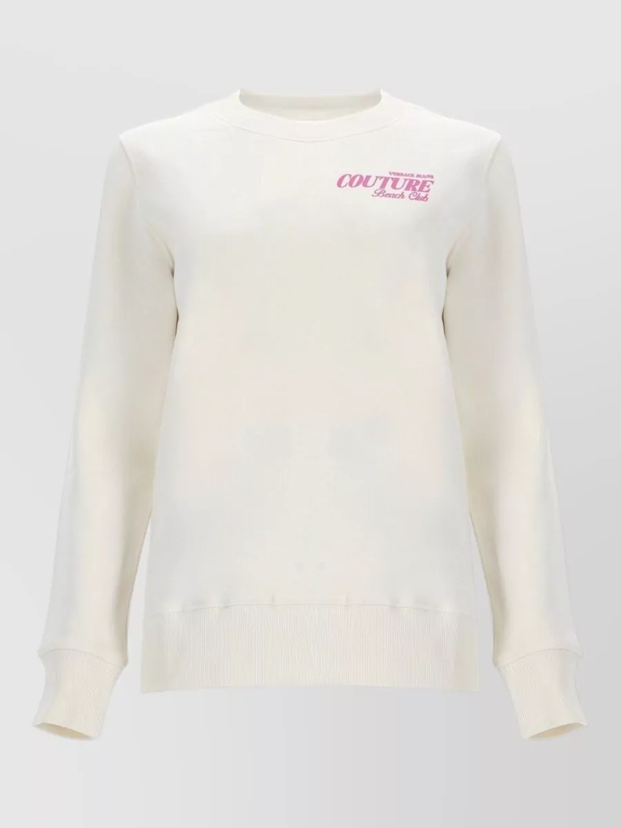 Versace Jeans Couture printed cotton sweatshirt