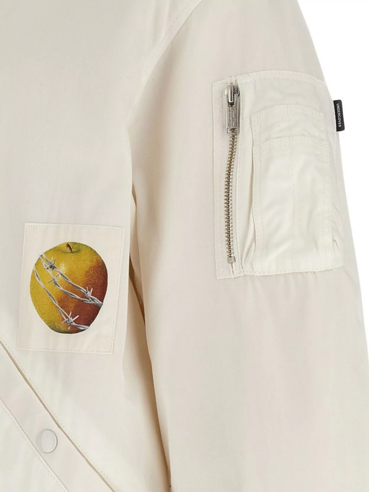 Undercover Bomber Jacket With Ribbed Cuffs And Patch