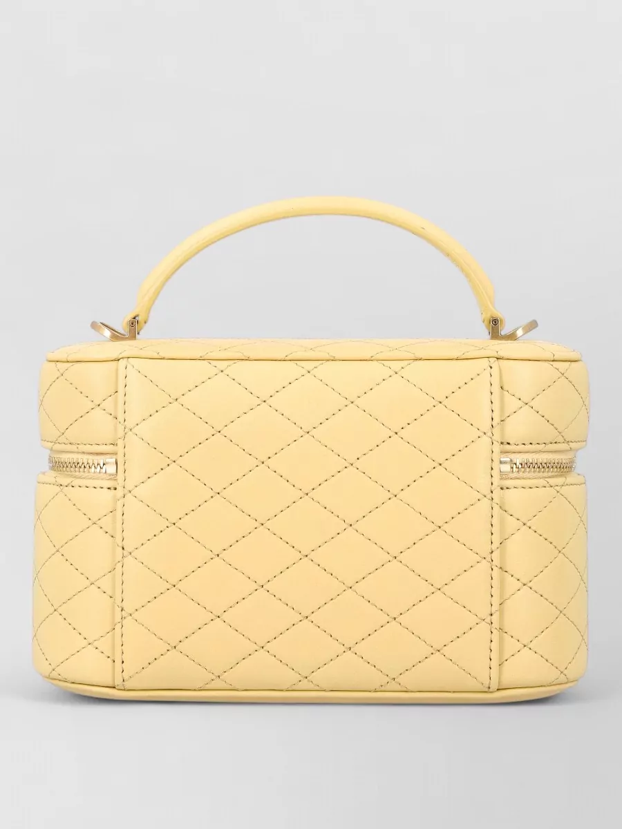 Saint Laurent Gaby Mini Lambskin Vanity Cross-Body Bag