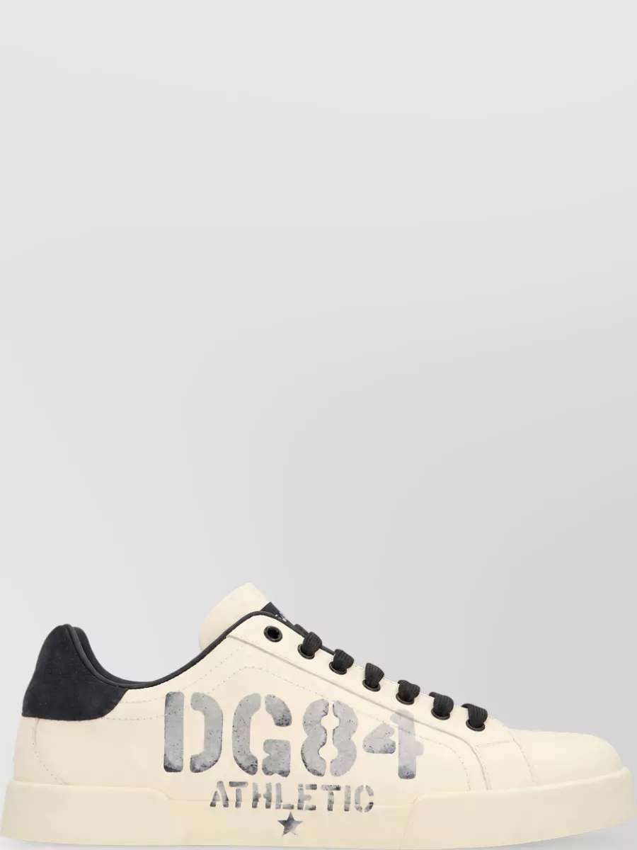 Dolce&Gabbana Leather Low-Top Sneakers