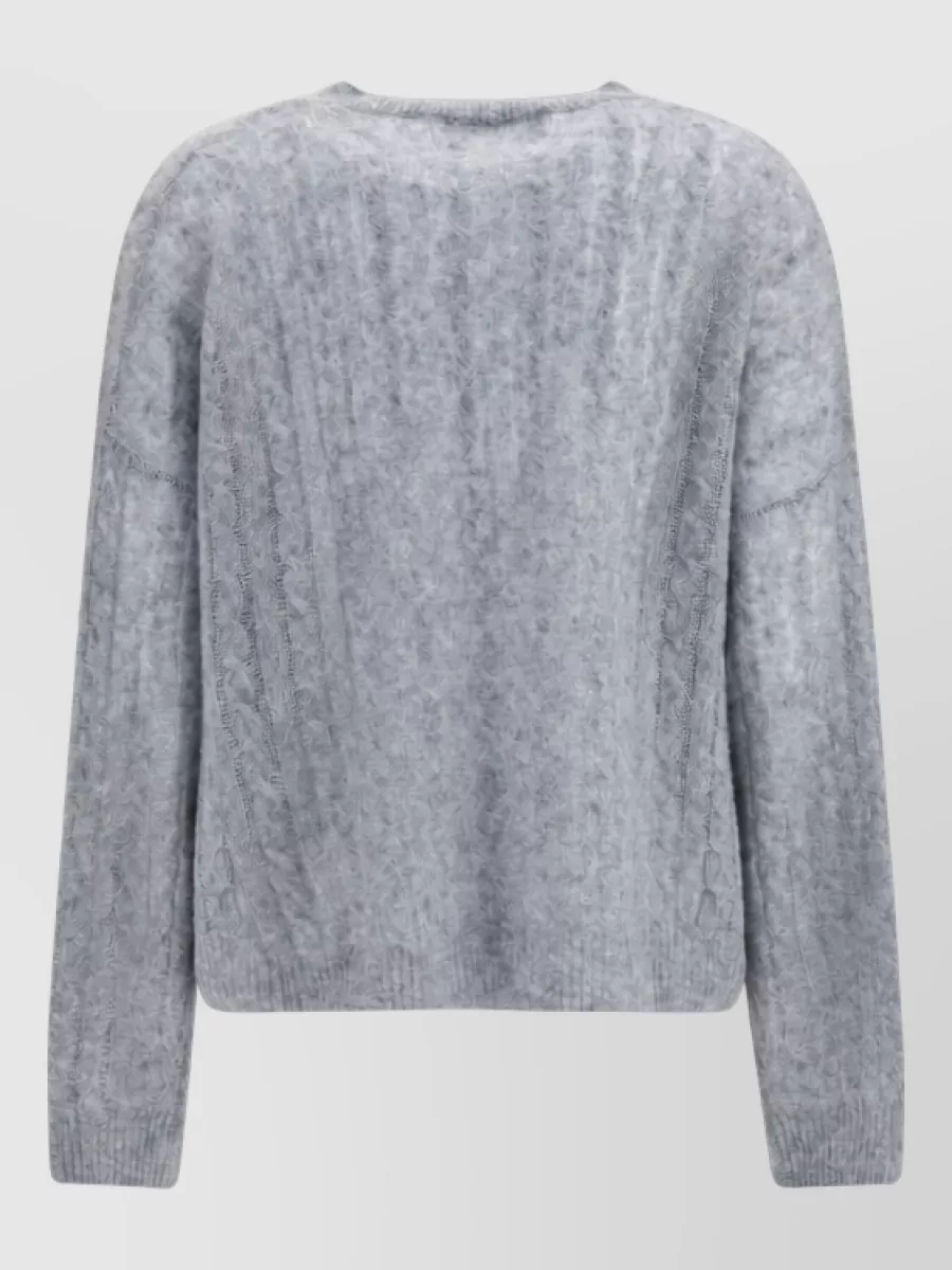 Lisa Yang Cashmere Silk Cable-Knit Relaxed-Fit Sweater