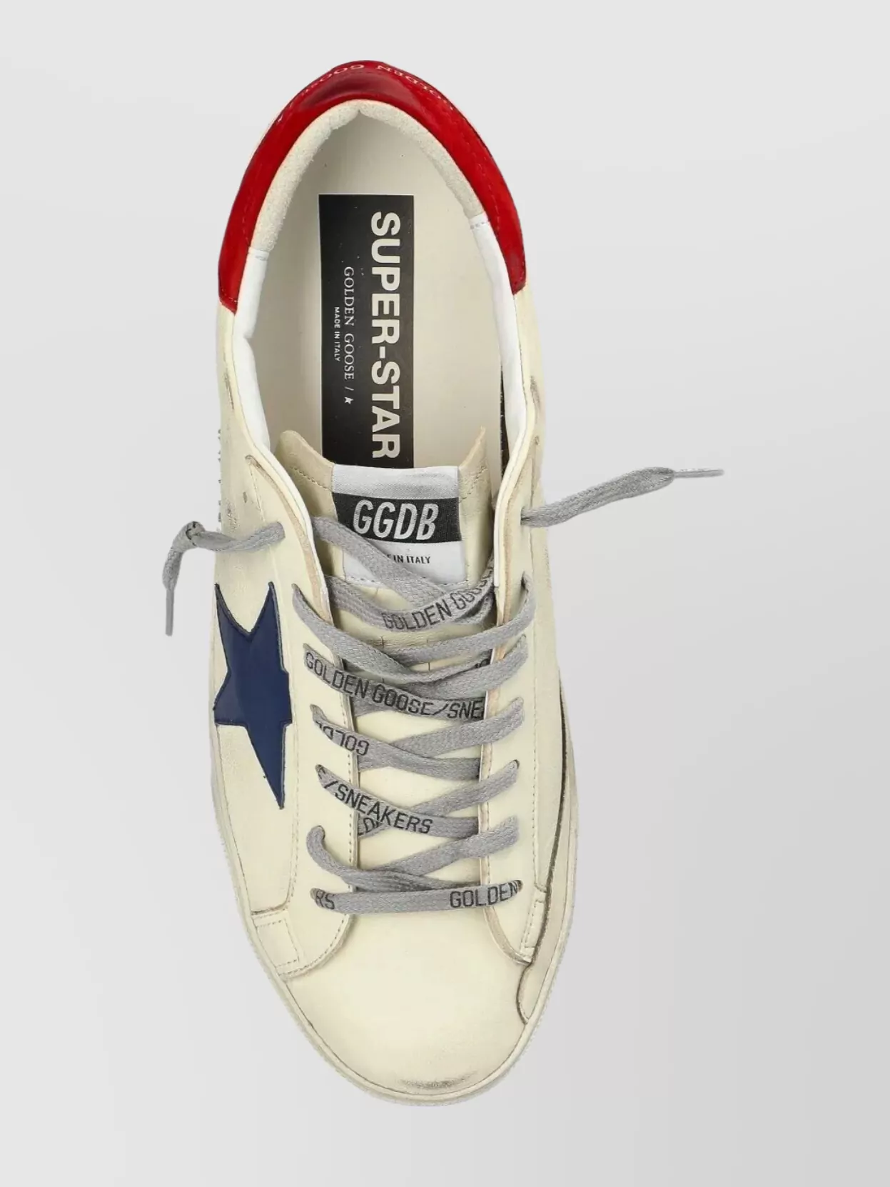 Golden Goose Superstar Multicolor Low Top Sneakers With Logo Patch On The Tongue And Contrasting Heel With Logo L In White