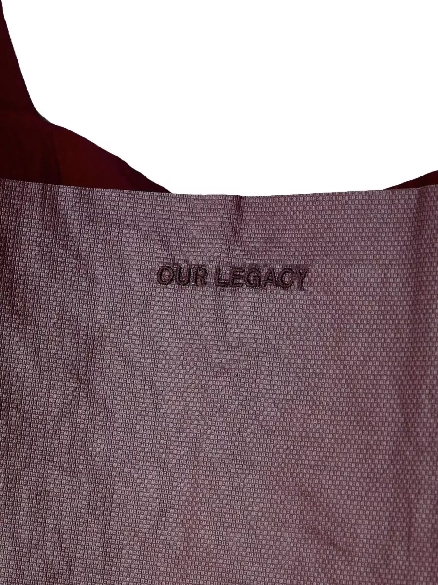 Our Legacy Logo-Print Shoulder Bag