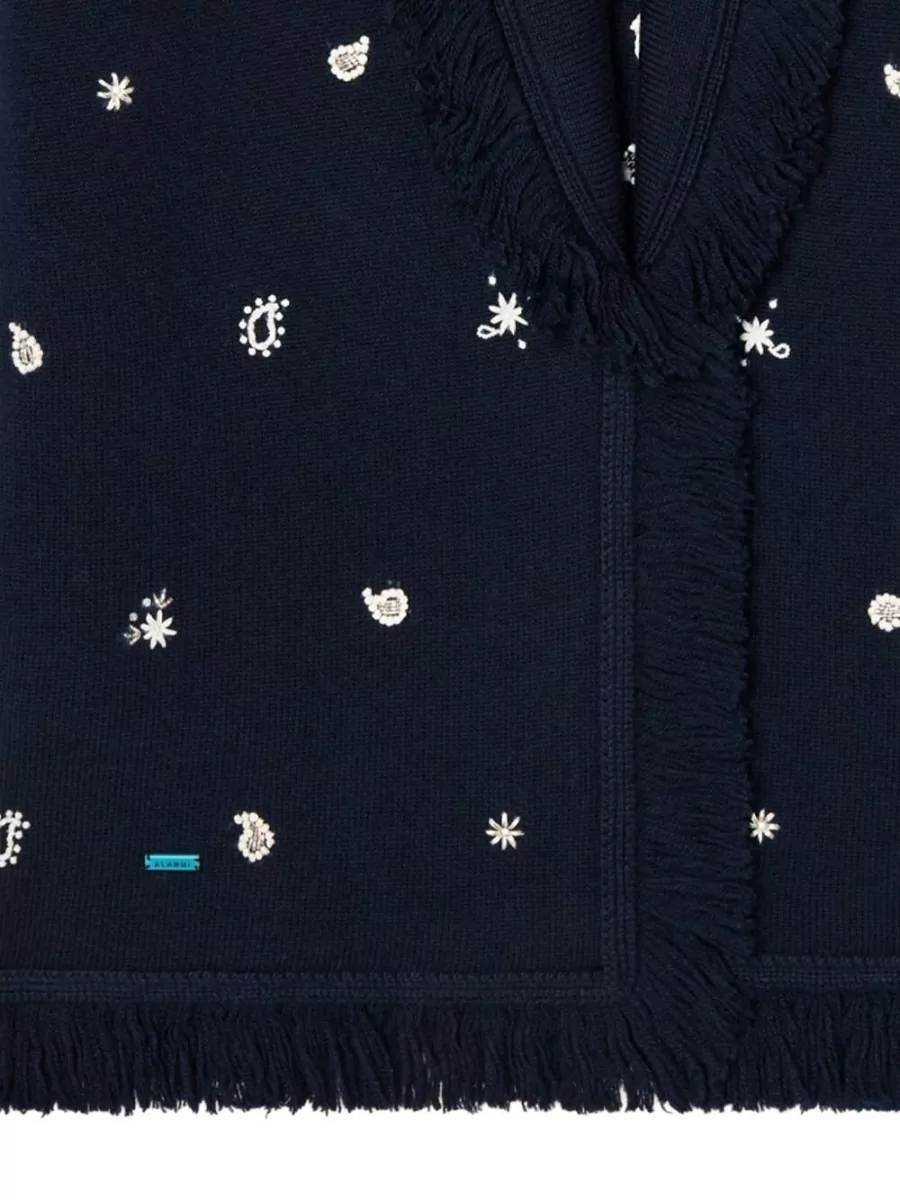 Alanui Cashmere Fringed Belted Cardigan