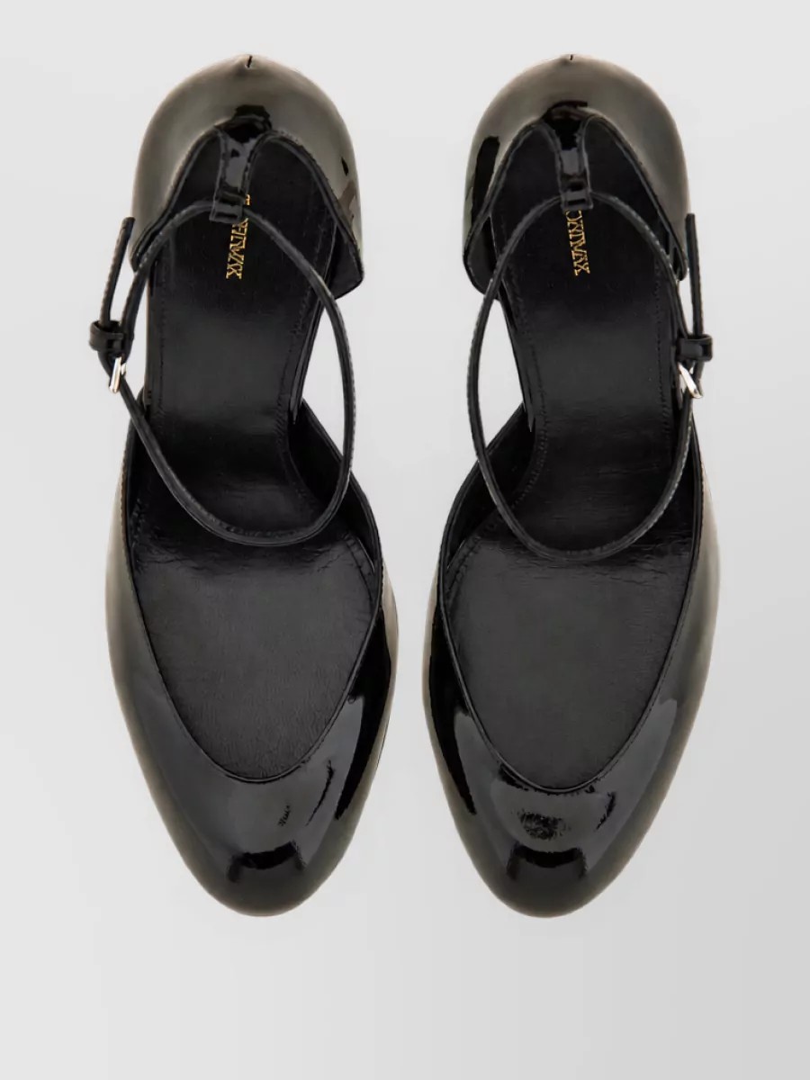 Sportmax Leather Mary Jane Pumps