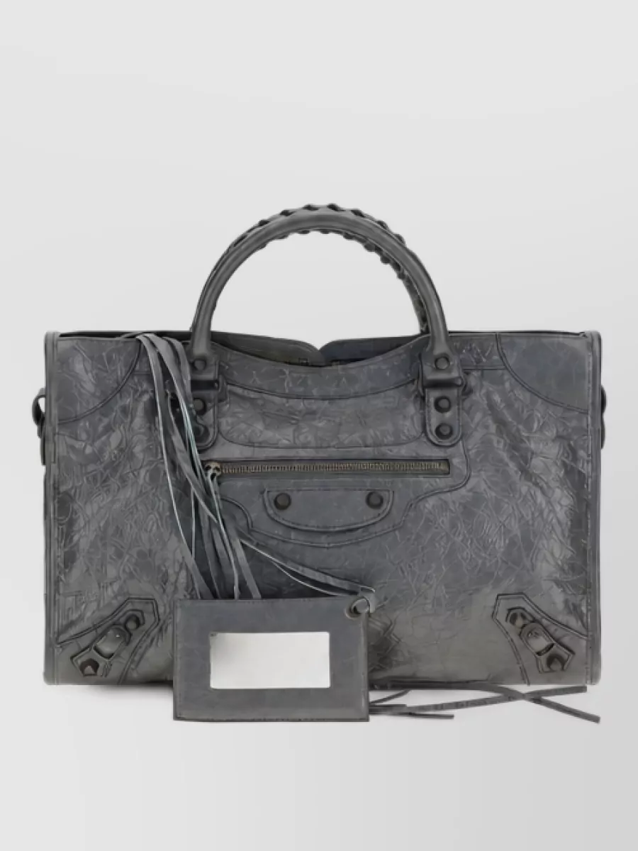 Balenciaga na lamb leather tote bag