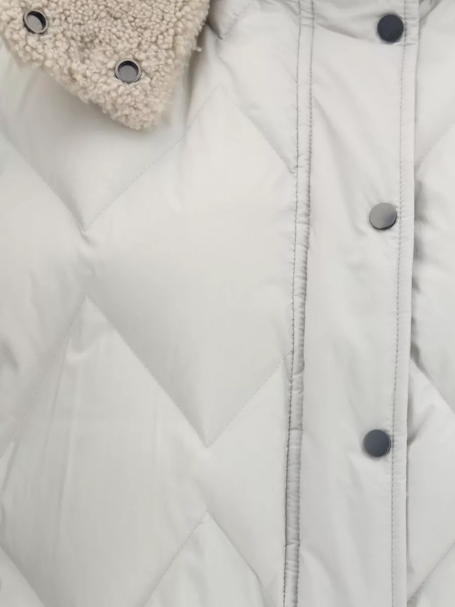 Brunello Cucinelli Quilted Padded Shearling Hood Vest
