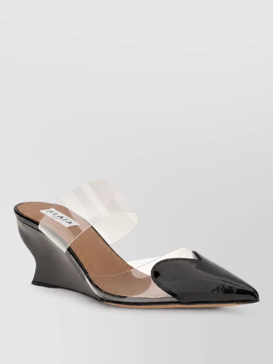 Alaïa leather mules