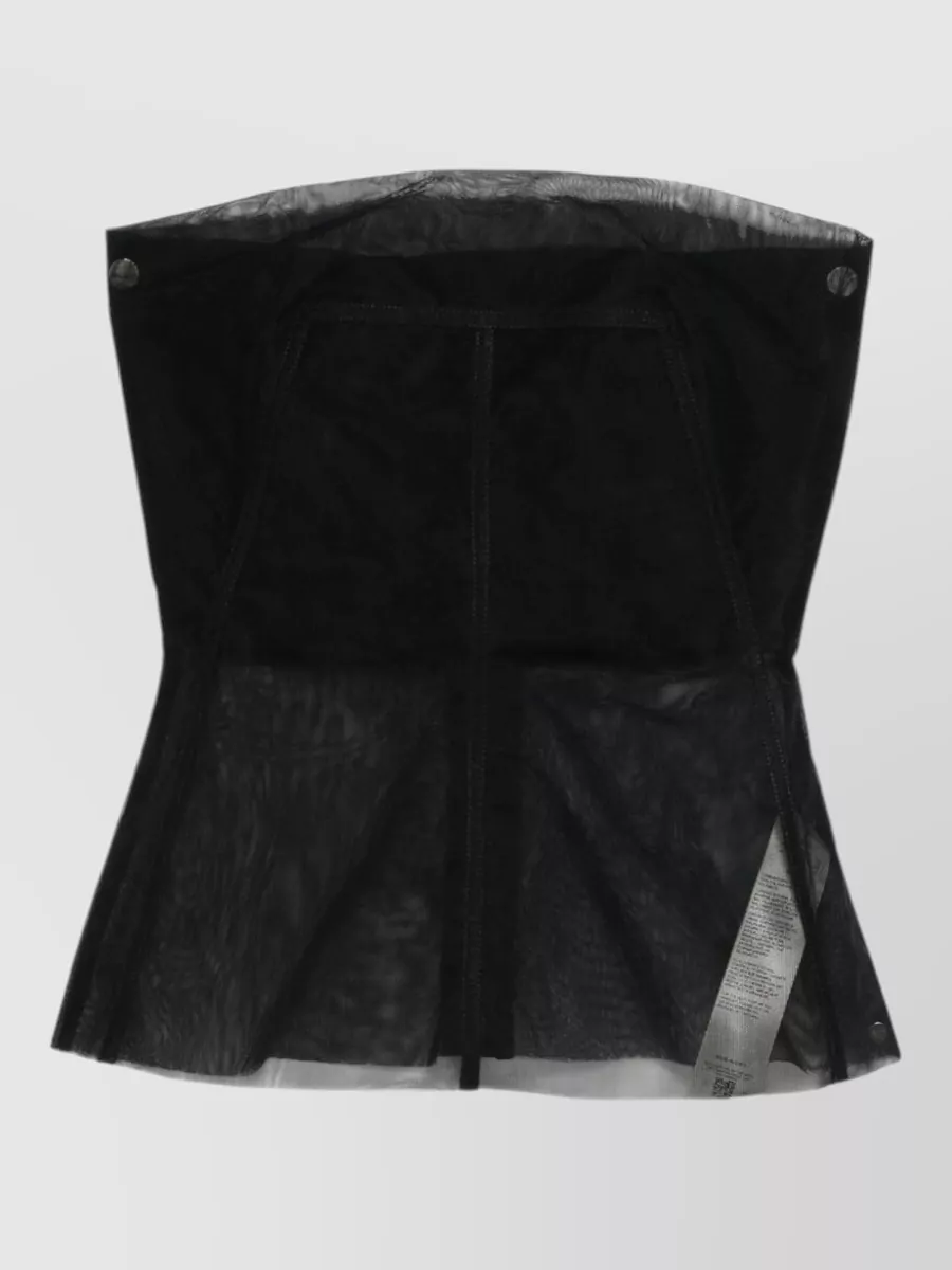 Rick Owens Strapless Bustier Top