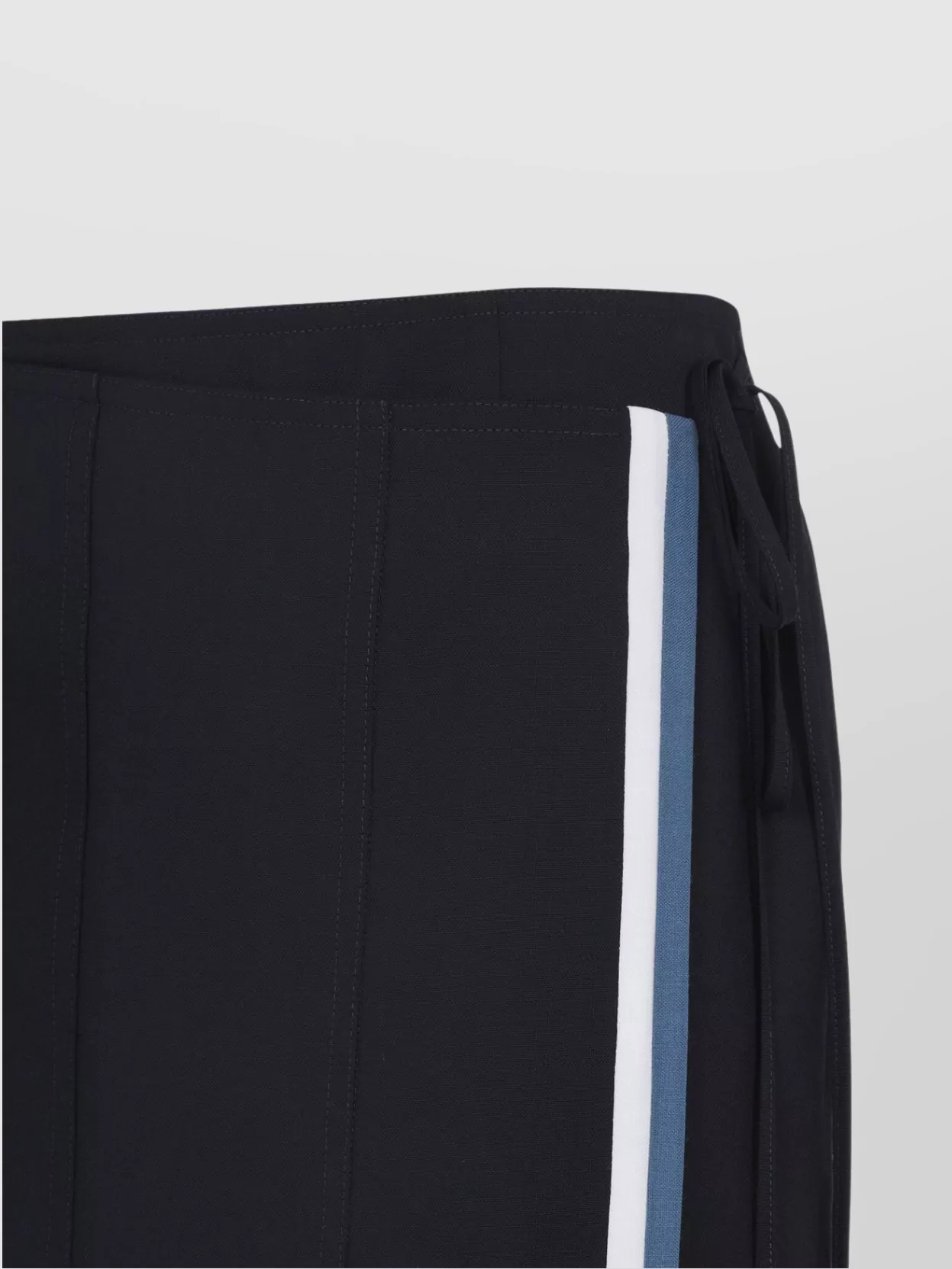 Marni Wool Midi Skirt With Pleats And Tie