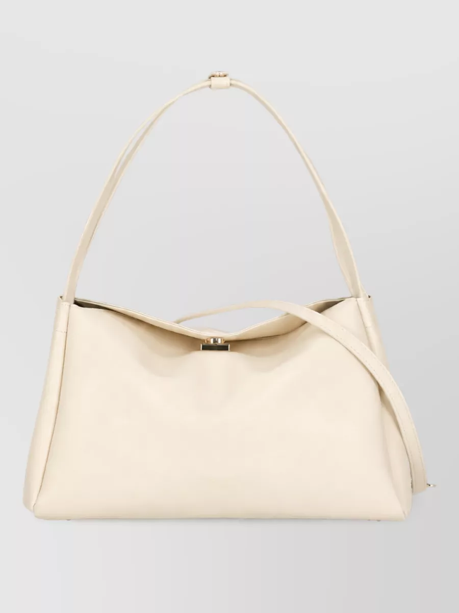 Themoiré shoulder tote bag