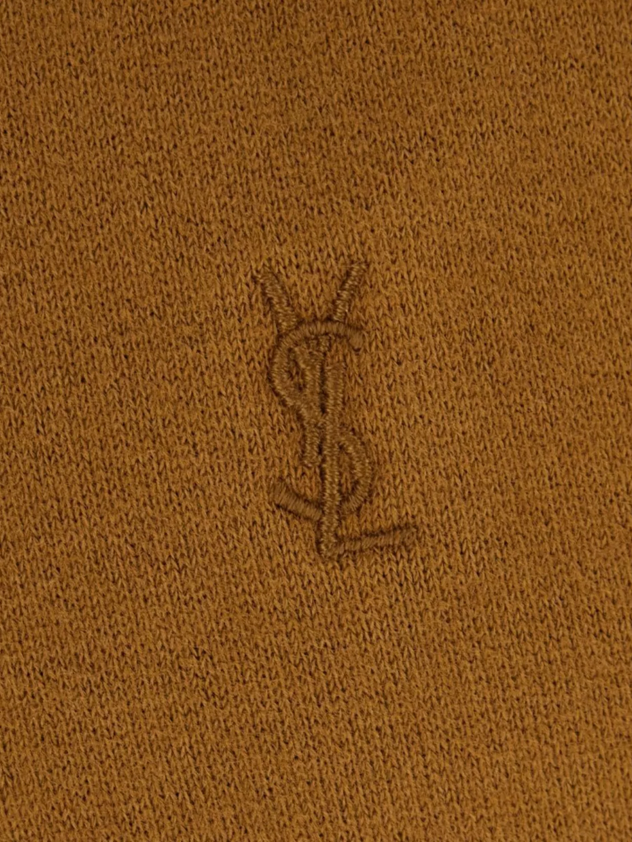 Saint Laurent Crew Neck Long Sleeves Ribbed Sweatshirt