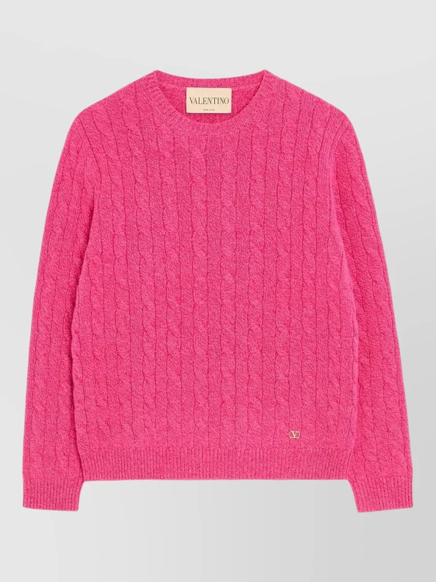 Valentino Garavani virgin wool cable-knit sweater