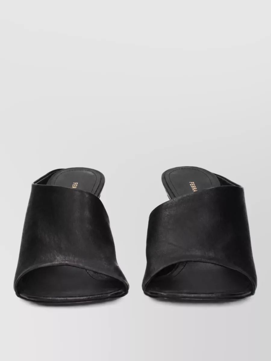 Ferragamo leather mules