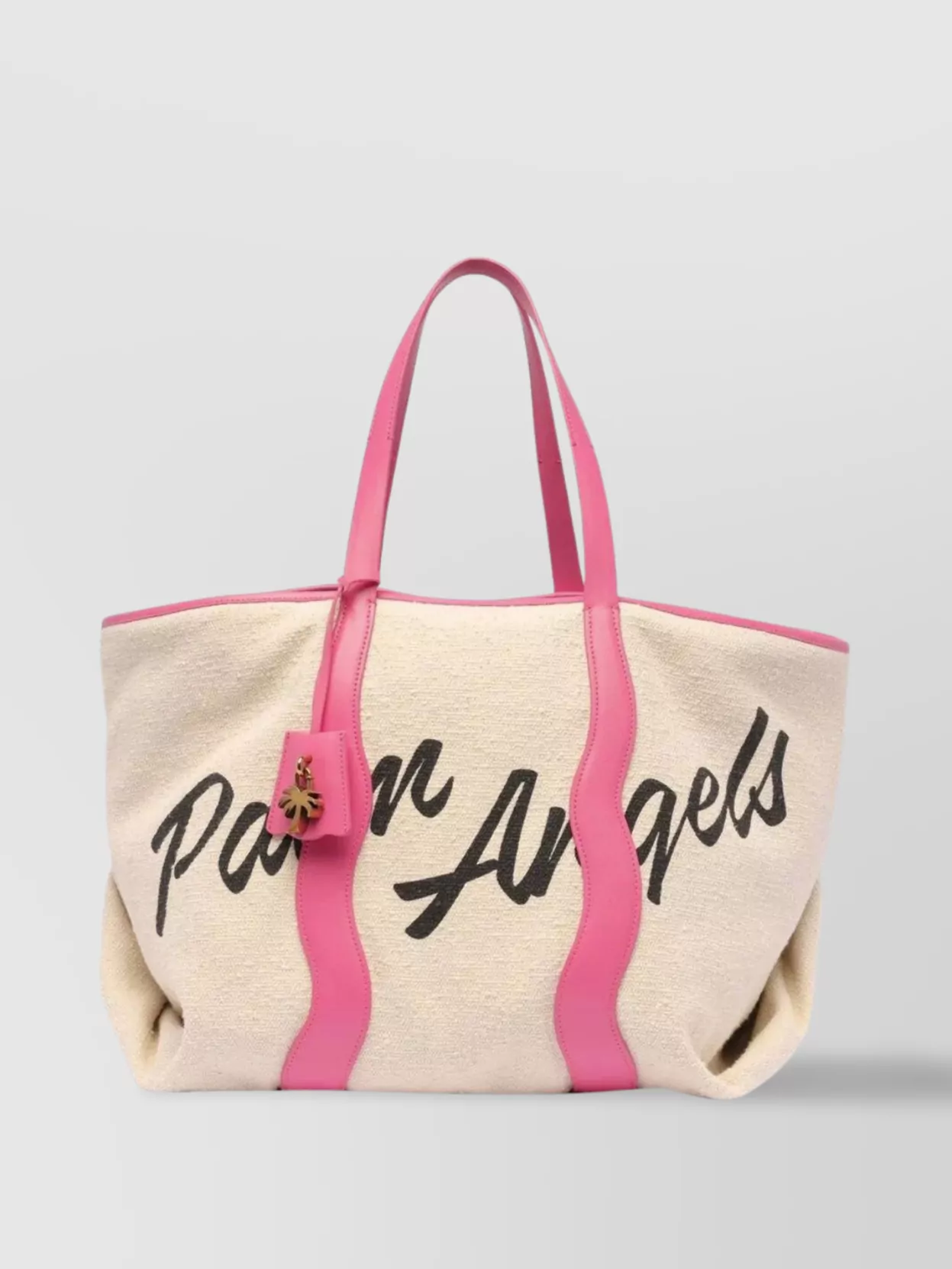 Palm Angels Dual Handle Open Top Shoulder Bag In Pink