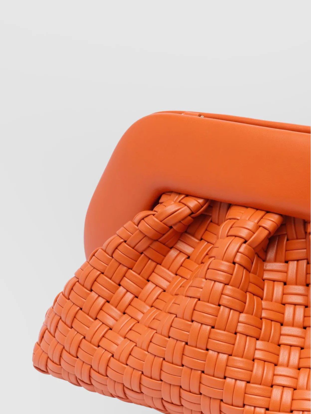 Themoirè Hand Woven Detachable Strap Structured Frame