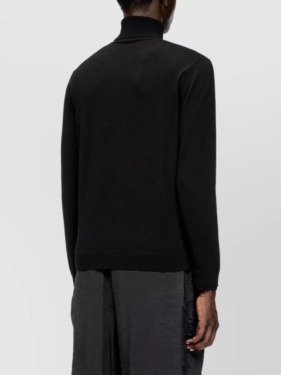 Diesel Wool Ribbed Turtleneck Sweater