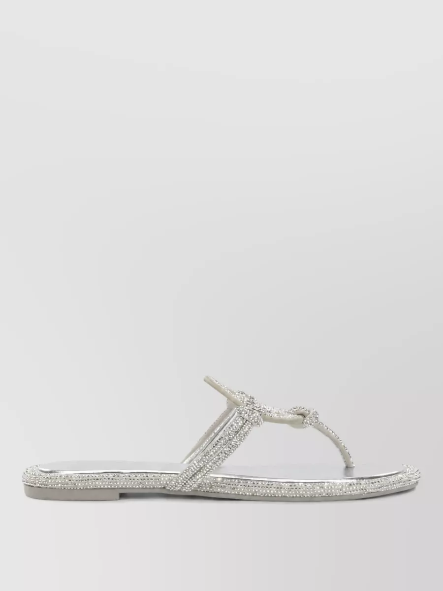 Tory Burch Suede Flat Sandals