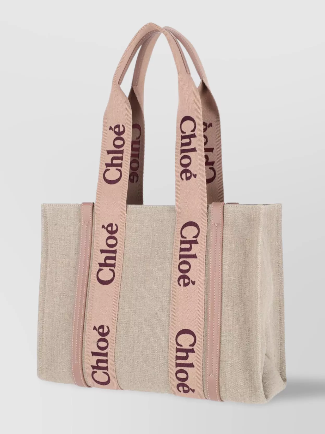 CHLOÉ TOTE BAG WITH DUAL HANDLES AND RECTANGULAR SHAPE