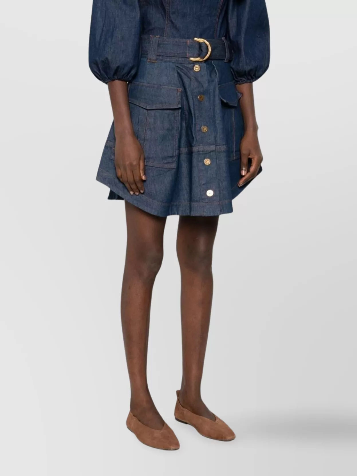 Zimmermann A-Line Mini Skirt Large Pockets