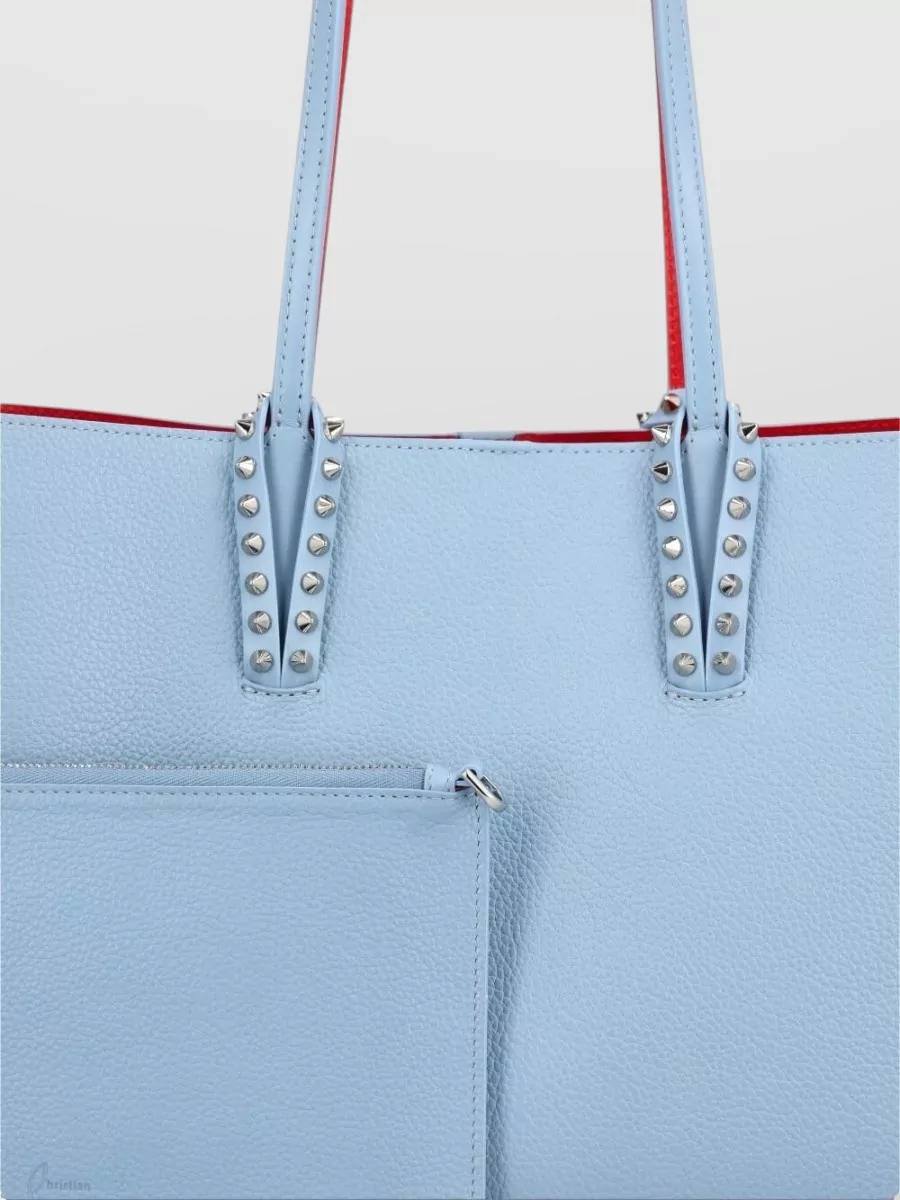 Christian Louboutin Cabata Small Leather Studded Tote Bag